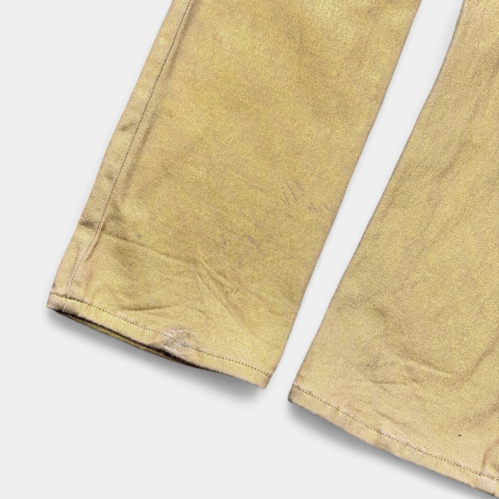 Just Cavalli 2000s Gold Metallic Skinny Denim Jeans - detail 6