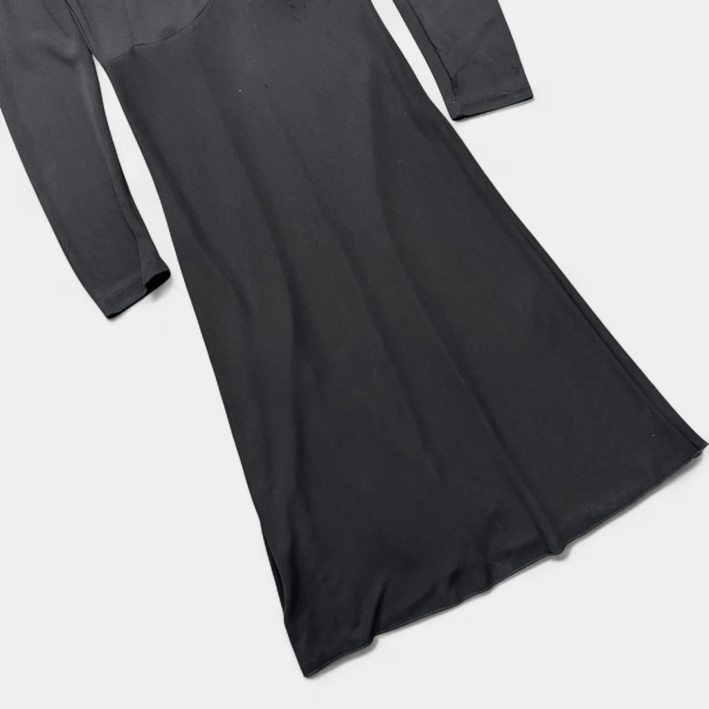 Jean Paul Gaultier 90s Black Military Detail Cargo Pocket Dress - detail 2