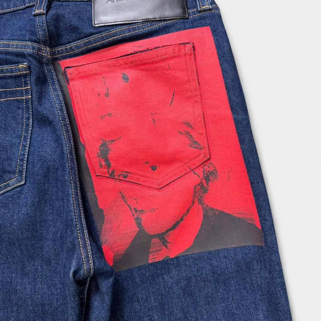 Pinko Lane x Andy Warhol Pop Art Red Graphic Pants - detail 2