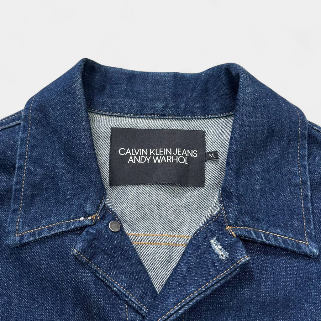 Calvin Klein Jeans 2010s Andy Warhol Collaboration Blue Denim Jacket - detail 1