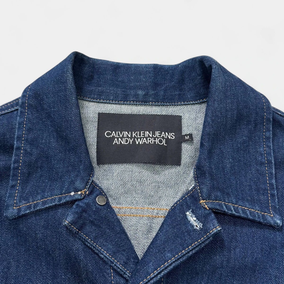 Calvin Klein Jeans 2010s Andy Warhol Collaboration Blue Denim Jacket - detail 1