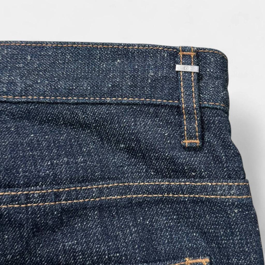 Dior Homme 2000s Hedi Slimane Straight Leg Special Denim Pants - detail 6