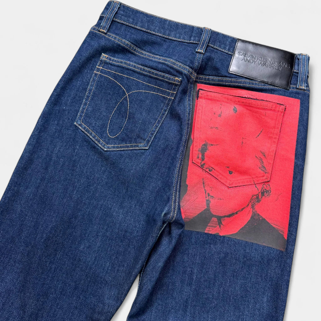 Pinko Lane x Andy Warhol Pop Art Red Graphic Pants - detail 1