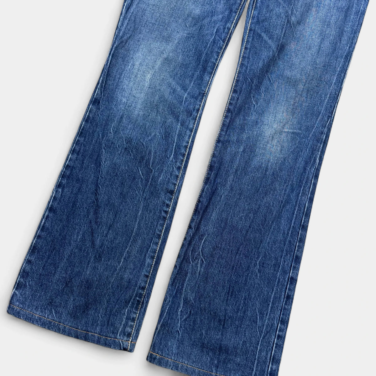 Saint Laurent 2018 D17 Flared Indigo Denim Jeans