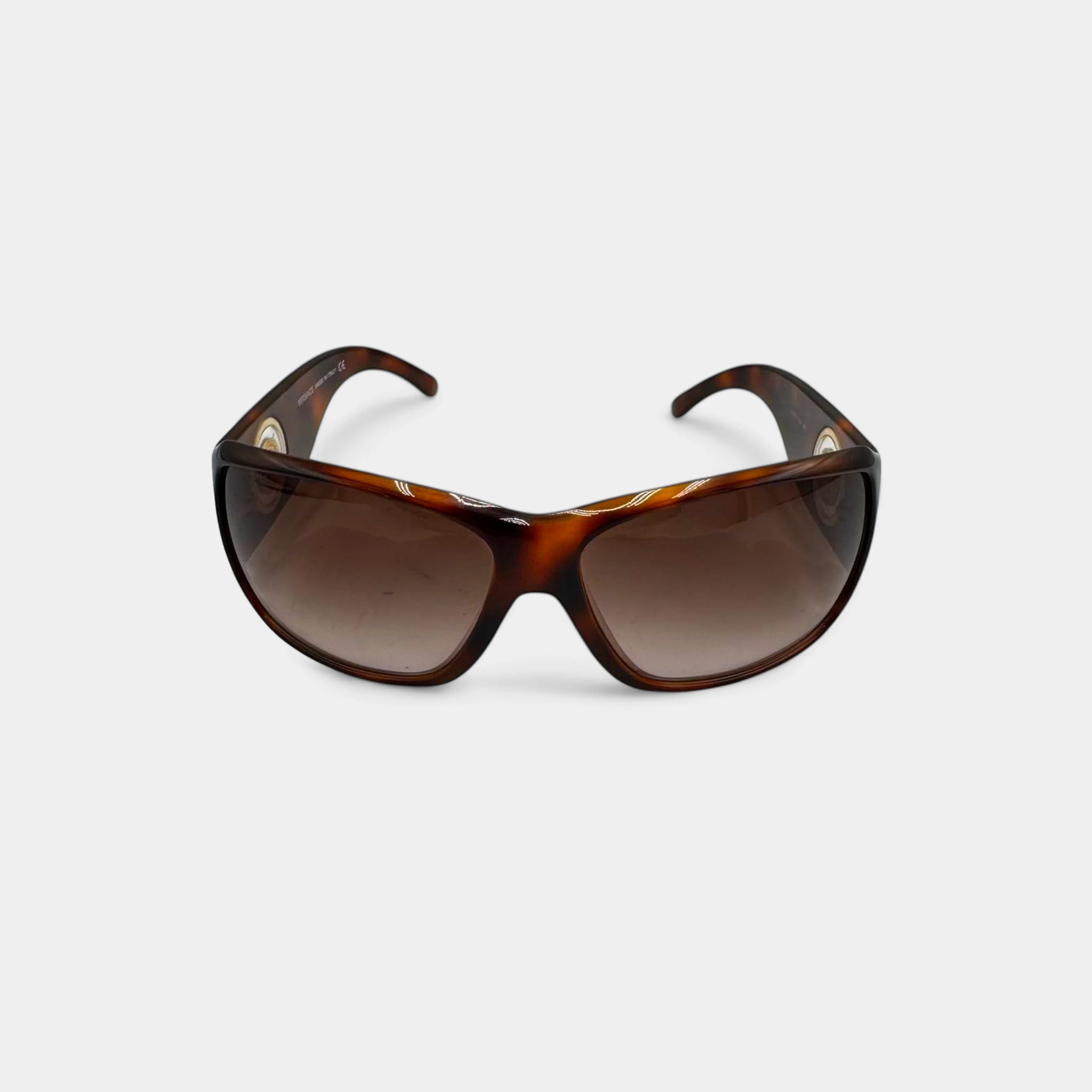 Versace Vintage Wrap Medusa Coin Sunglasses