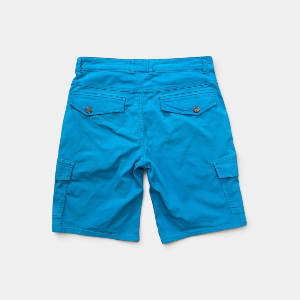 Versace Collection Blue Cargo Shorts