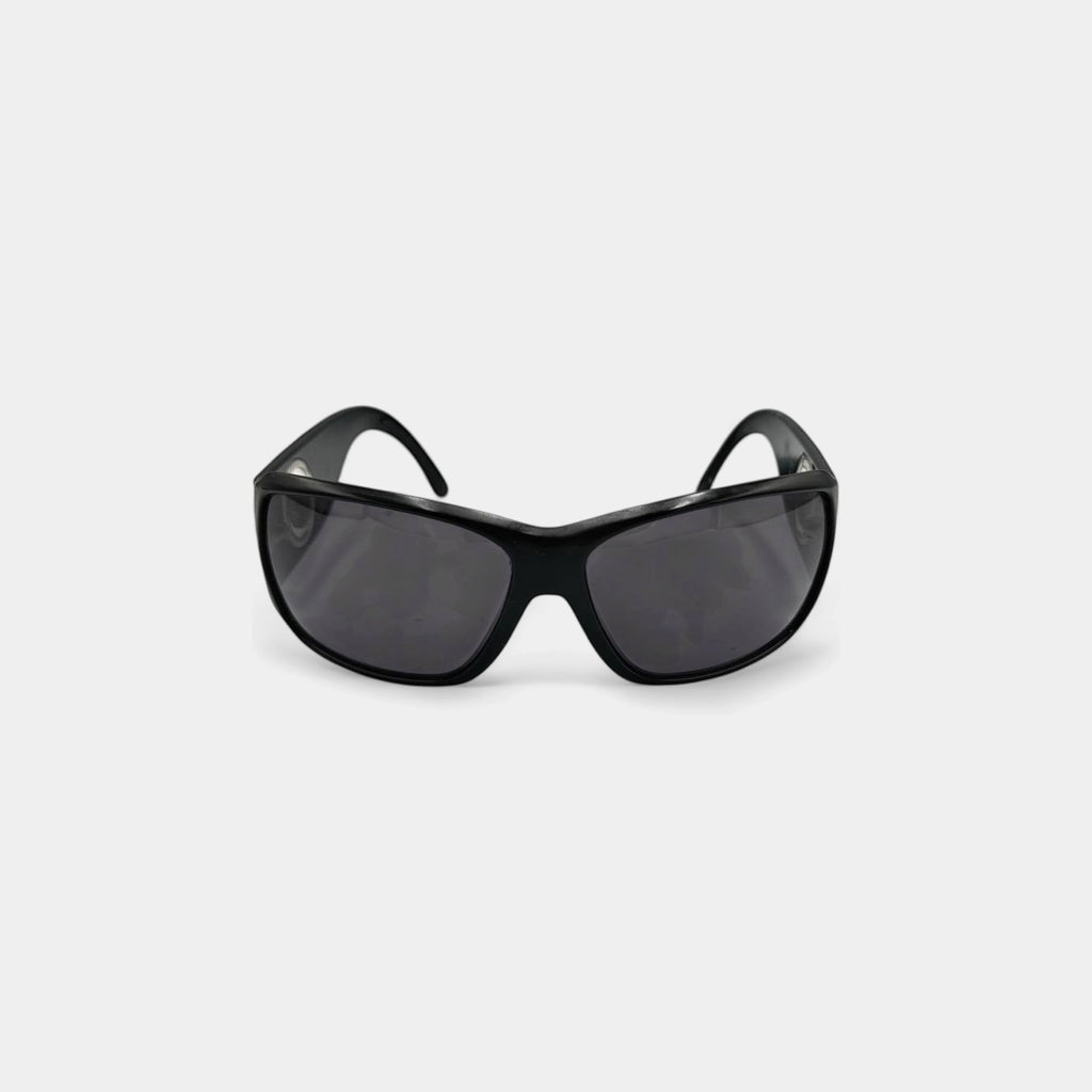 Versace 90s Gold Medusa Coin Sporty Sunglasses
