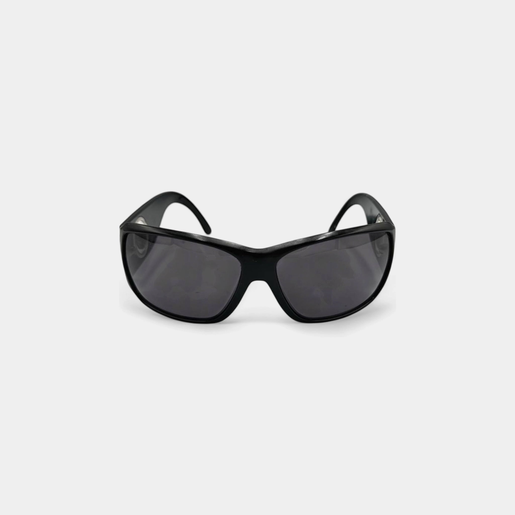 Versace 90s Gold Medusa Coin Sporty Sunglasses