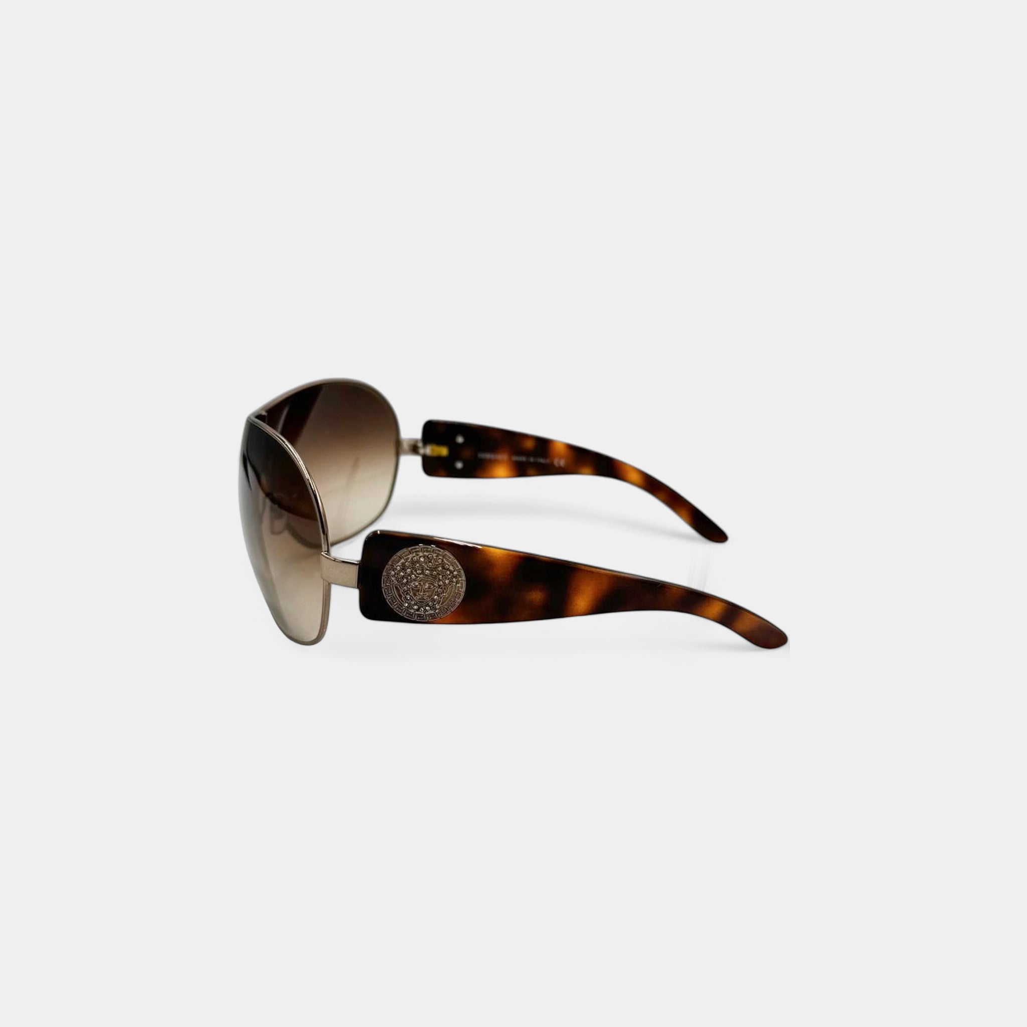 Versace 2000s Medusa Coin Sunglasses