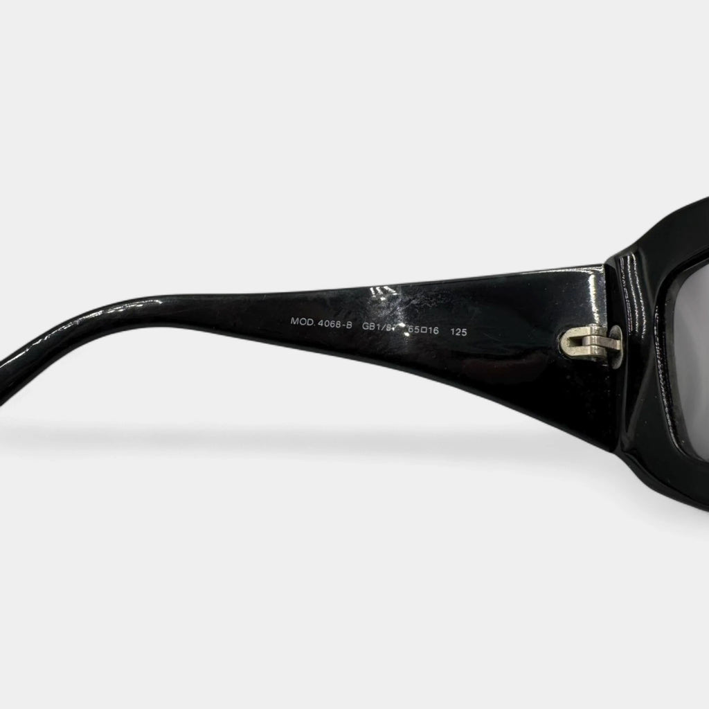 Versace 90s Rhinestone Black Sunglasses