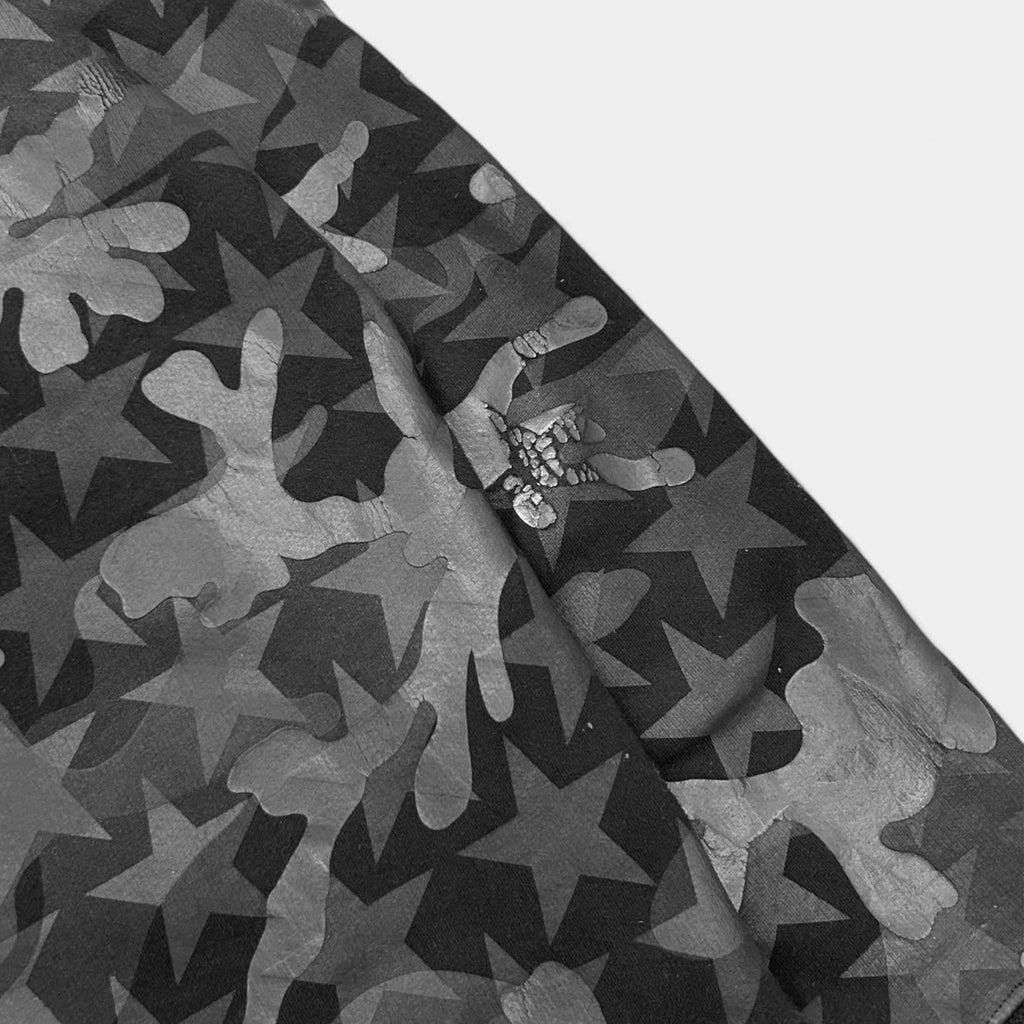 Valentino Black Stars Camouflage Crewneck Sweatshirt