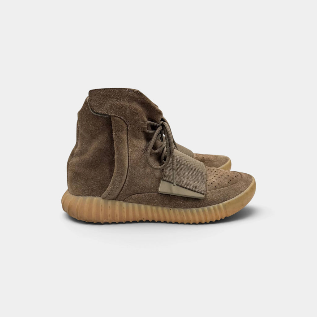 Adidas Yeezy Boost 750 2016 Chocolate Brown Suede High-Top Sneakers