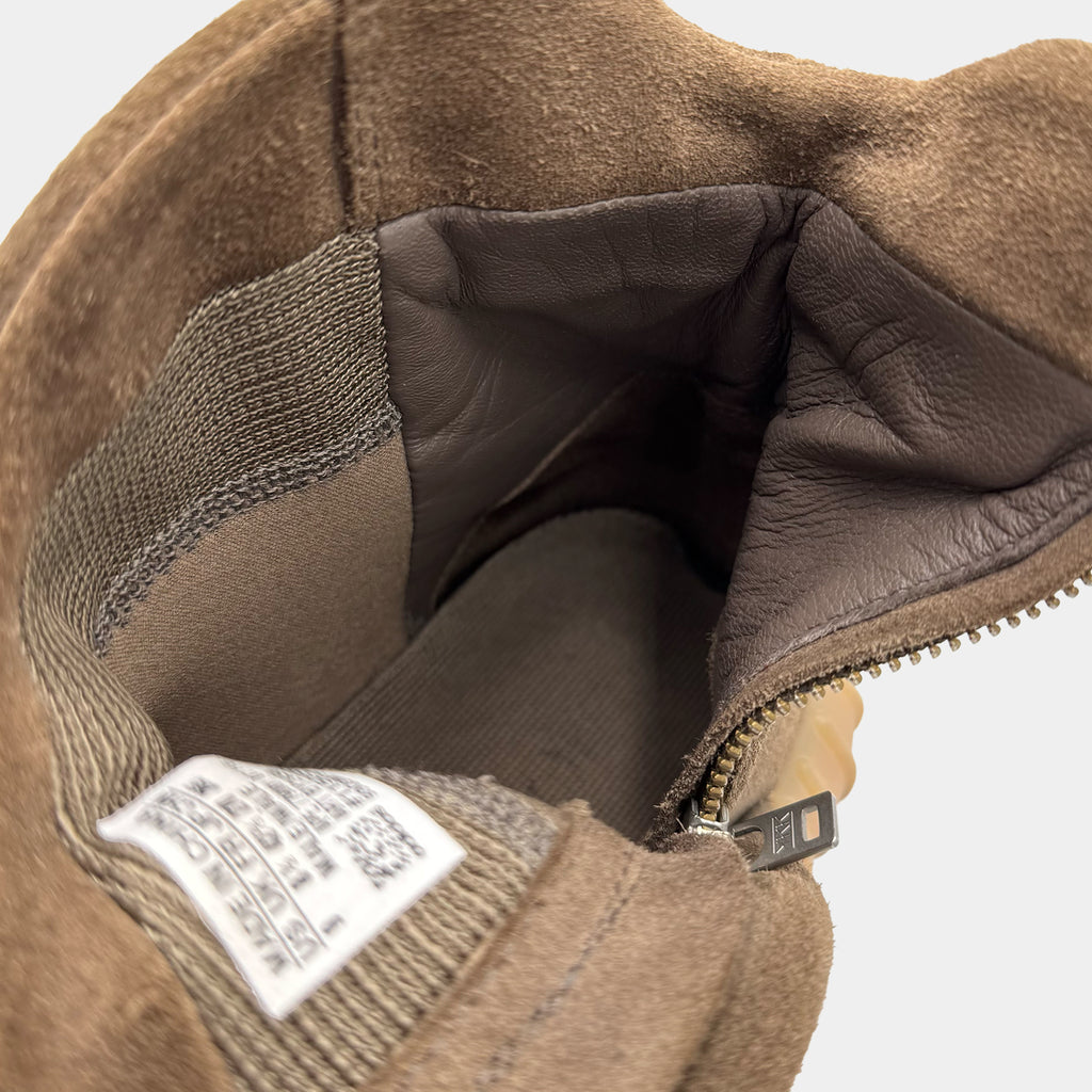 Adidas Yeezy Boost 750 2016 Chocolate Brown Suede High-Top Sneakers