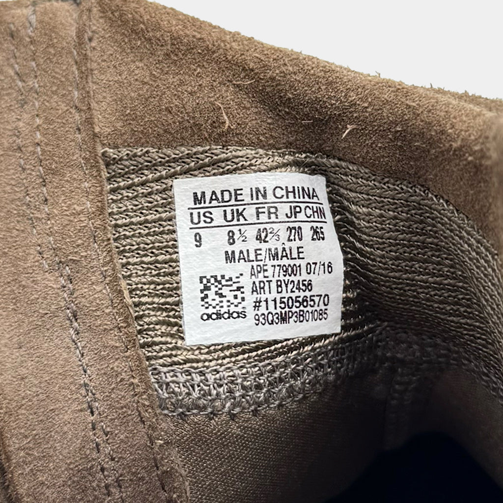 Adidas Yeezy Boost 750 2016 Chocolate Brown Suede High-Top Sneakers