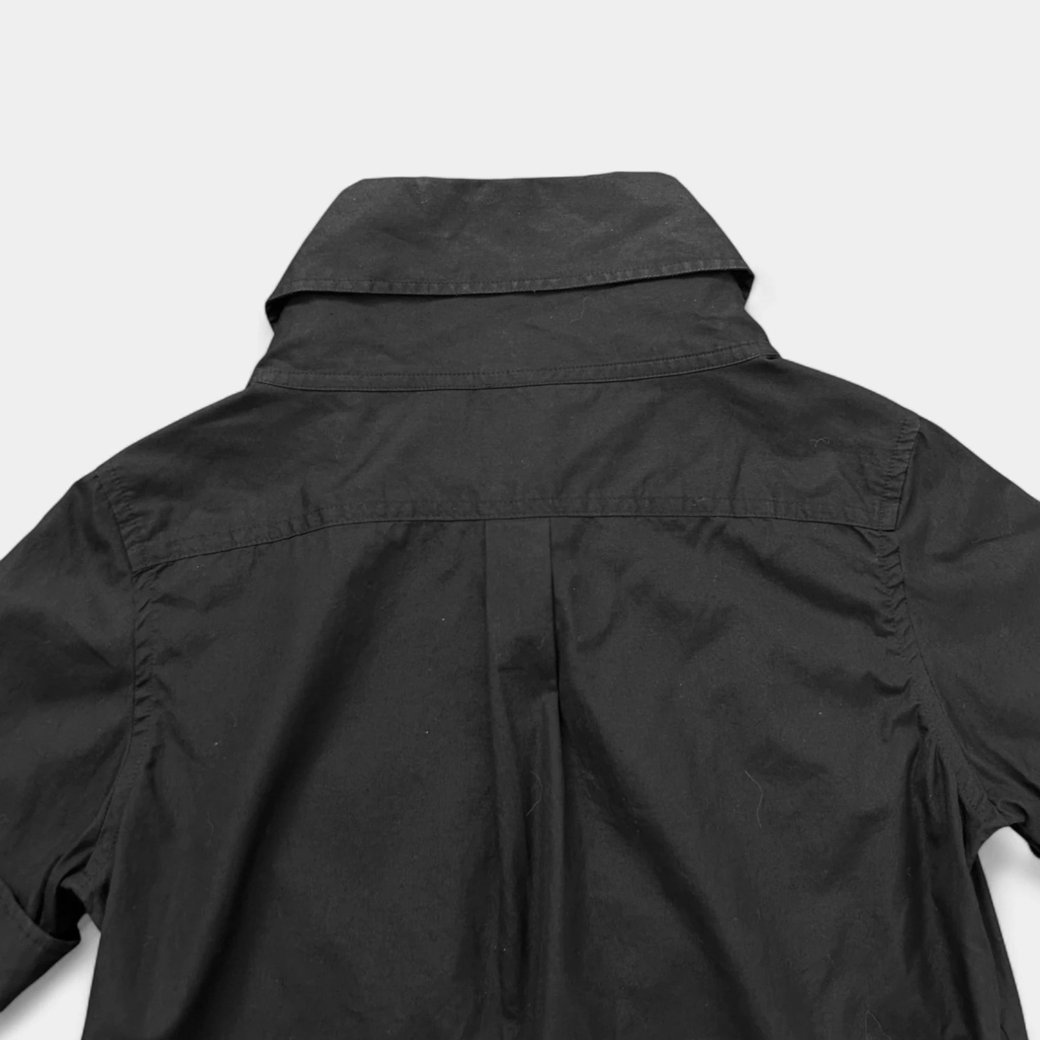 Yohji Yamamoto Y's Black Short Sleeve Shirt