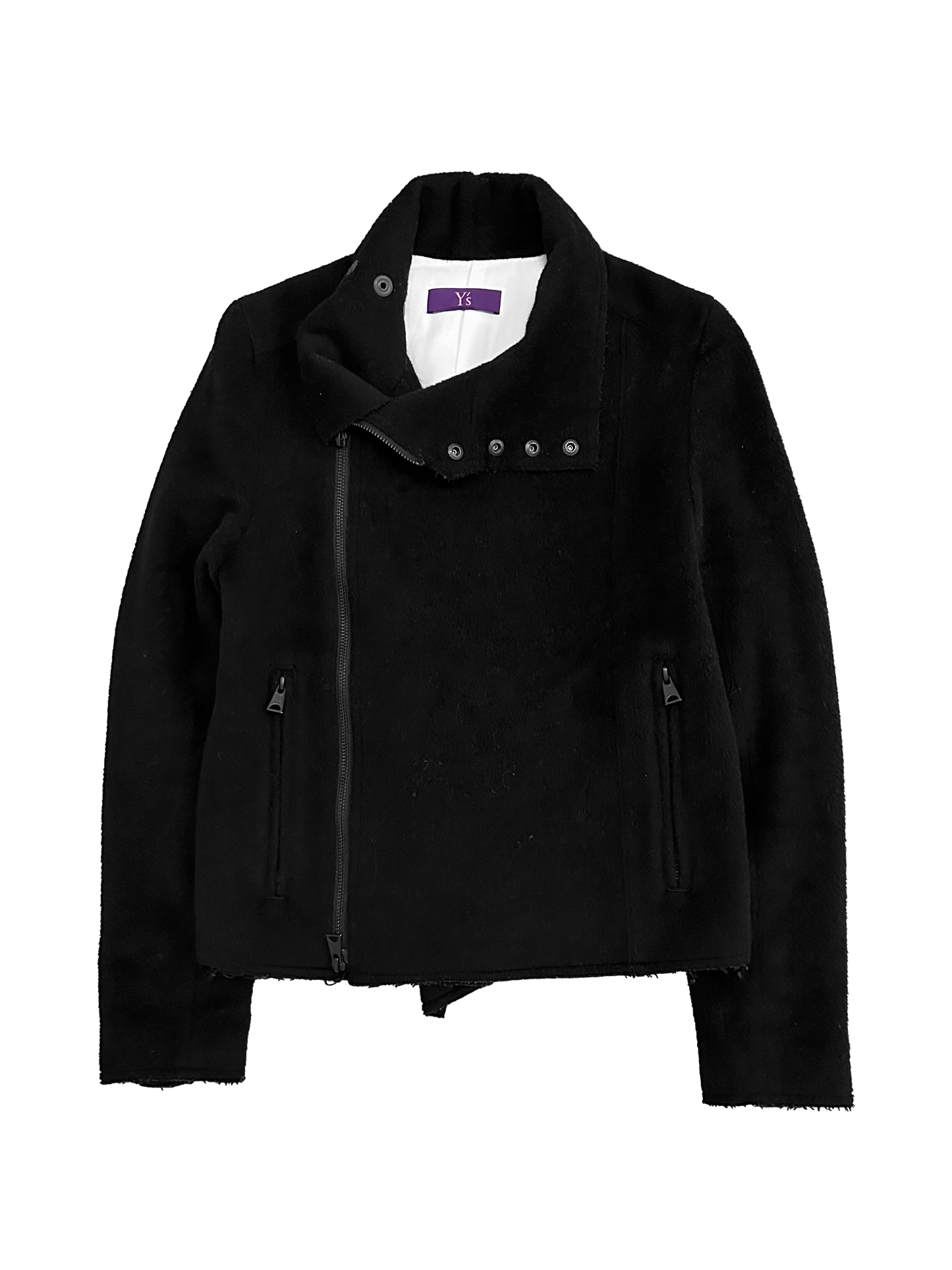 Y's by Yohji Yamamoto Fur 3 Zip Jacket