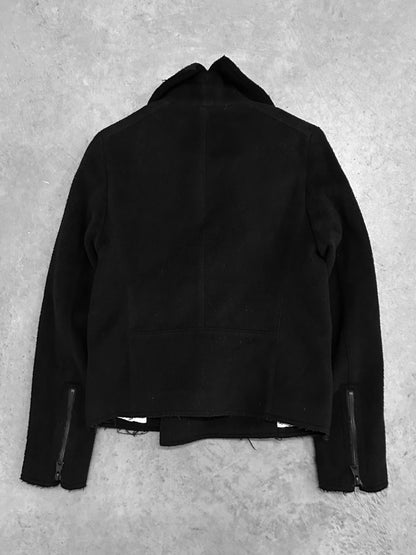 Y's by Yohji Yamamoto Fur 3 Zip Jacket