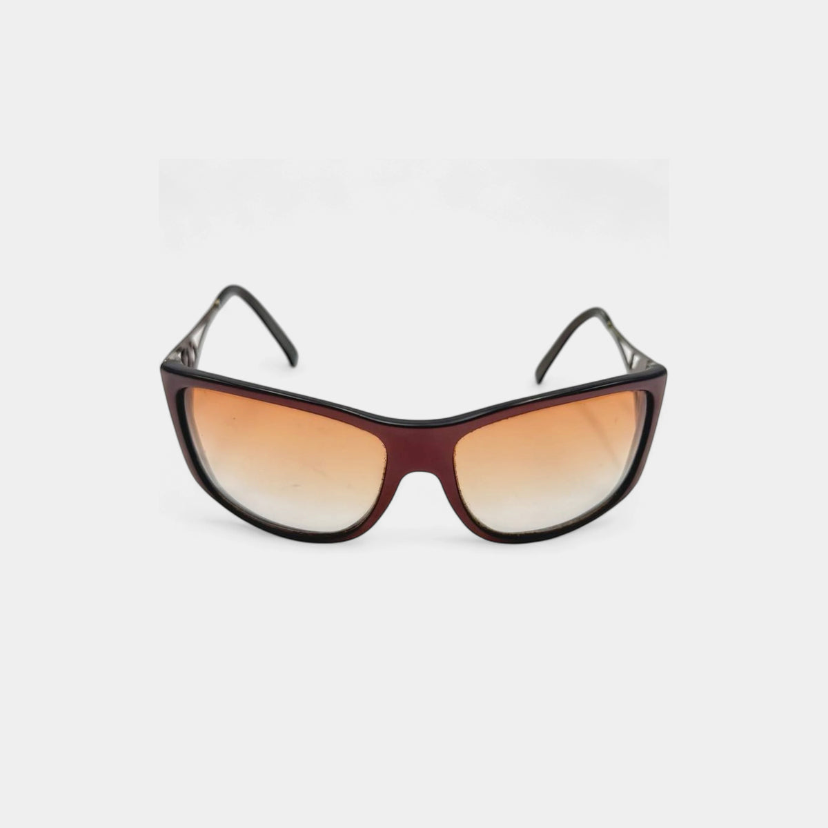 Yves Saint Laurent Rhinestone Cutout Logo Sunglasses